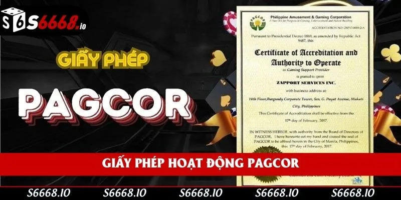 Sân chơi sở hữu giấy phép từ tổ chức PAGCOR Sân chơi sở hữu giấy phép từ tổ chức PAGCOR
